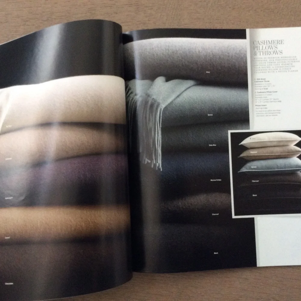 RH restoration hardware catalog table look book